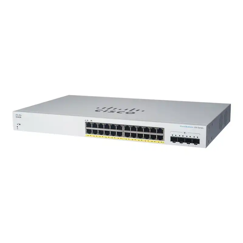 Cisco Business 220 Series CBS220-24P-4G - Commutateur - intelligent - 24 x 10 - 100 - 1000 (PoE+) ... (CBS220-24P-4G-EU)_1